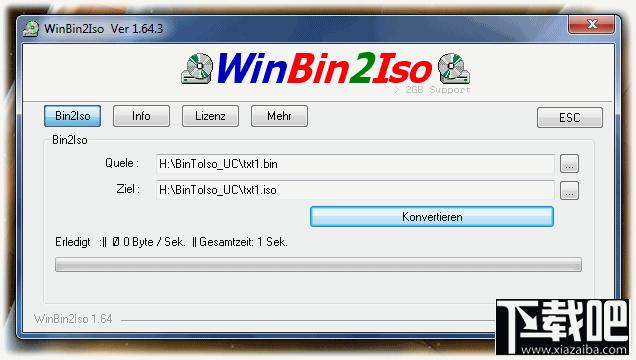 WinBin2Iso,WinBin2Iso Portable,光盘镜像转换工具,镜像转换