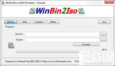 WinBin2Iso,WinBin2Iso Portable,光盘镜像转换工具,镜像转换